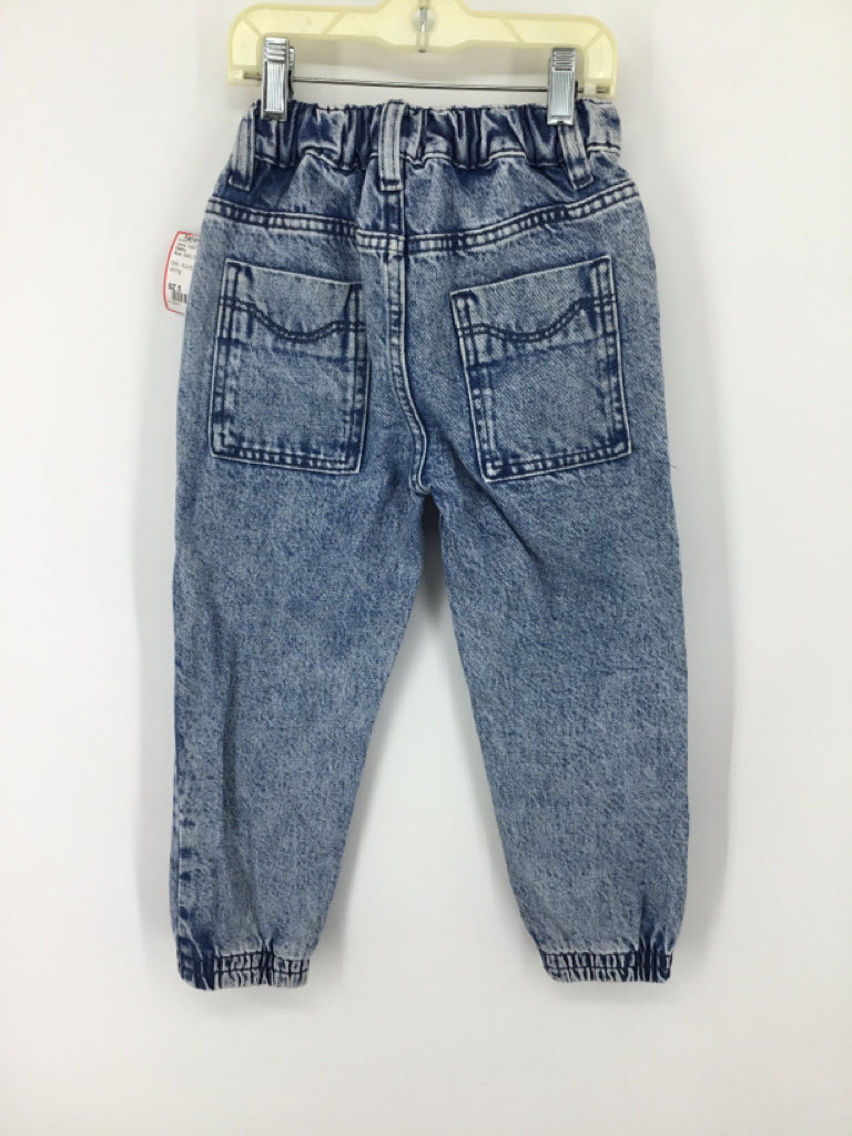 Castro Child Size 5 Blue Solid Jeans - boys