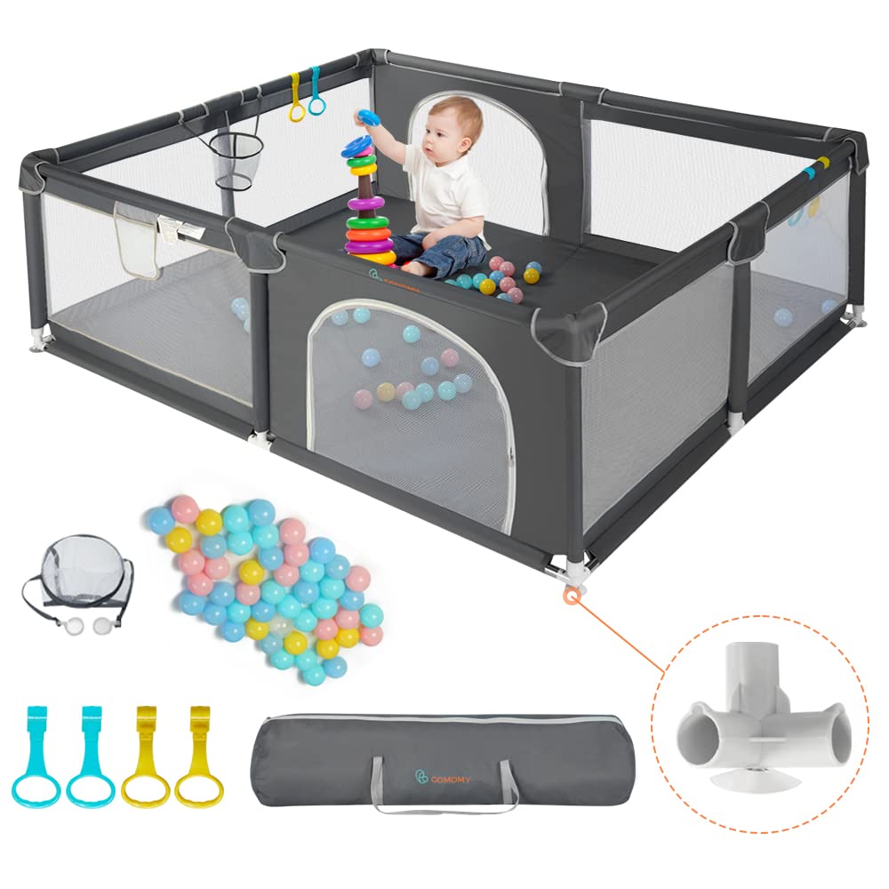 COMOMY Playpen for Babies and Toddlers, 71"x59"