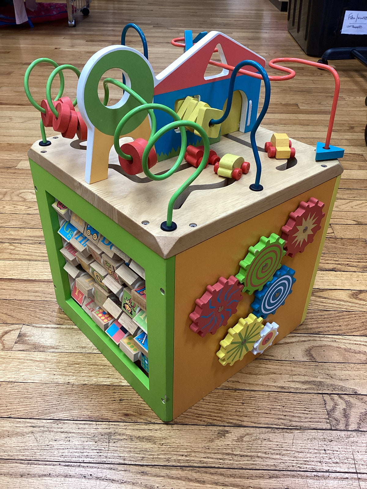 Battat Wooden Activity Cube