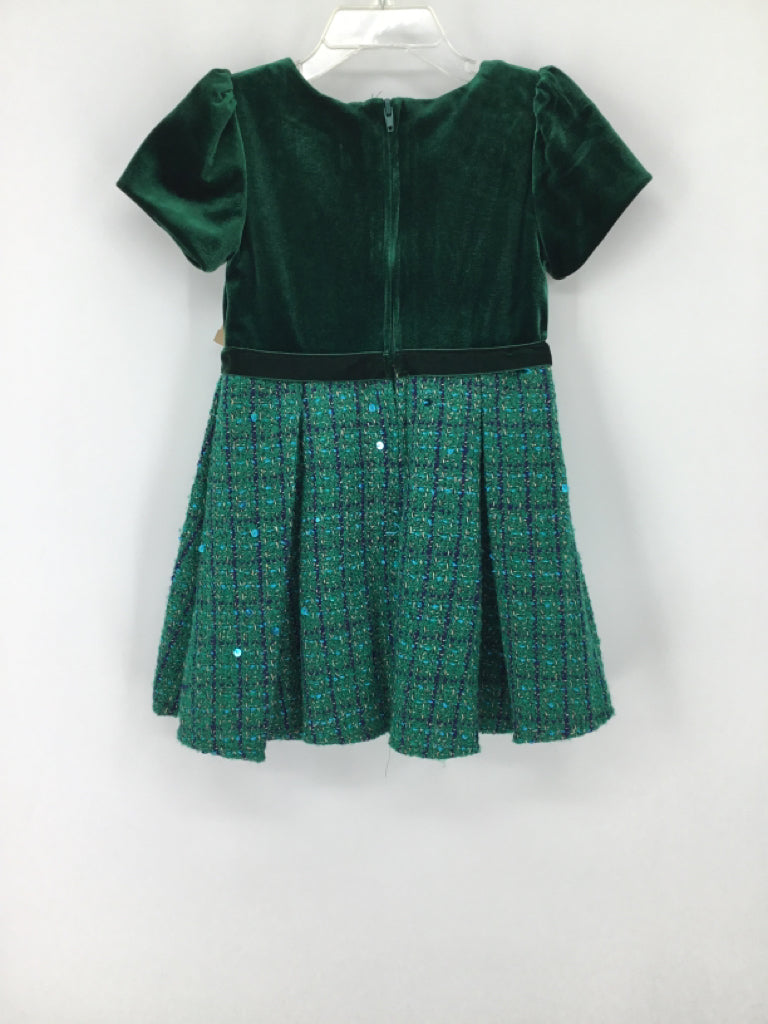 Rare Editions Child Size 3 Green Dress - girls