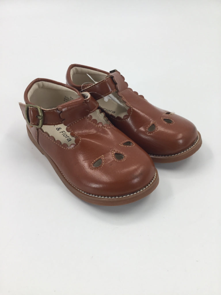 Felix & Flora Child Size 9 Toddler Brown Dress Shoes