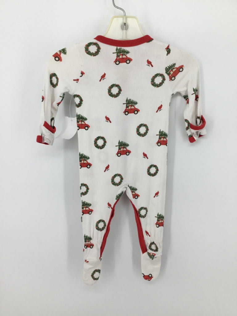 Kyte Child Size 0-3 Months White Christmas Sleeper