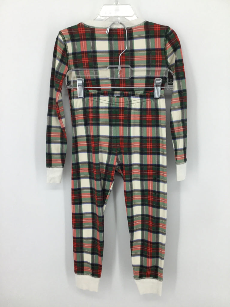 The Beaufort Bonnet Co Child Size 5 Green Plaid Pajamas - boys