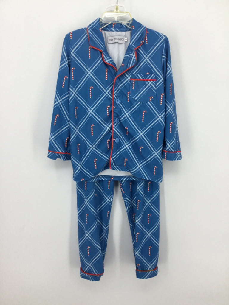 Only Little Once Child Size 3 Buff Christmas Pajamas