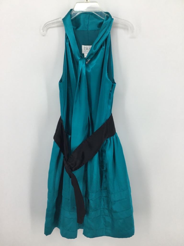 Us Angels Child Size 7 Blue Dress - girls