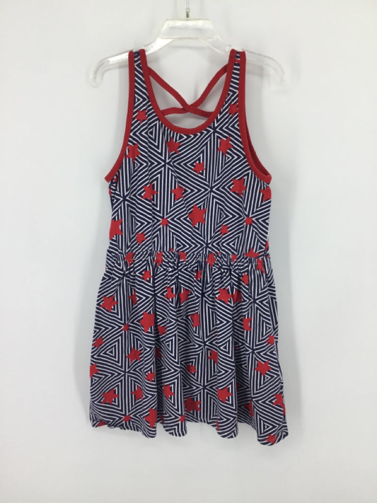 Gymboree Child Size 7 Navy Stars & Stripes Dress
