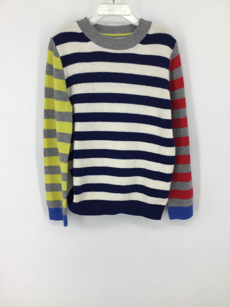 Boden Child Size 7 Multi-Color Stripe Sweater - boys