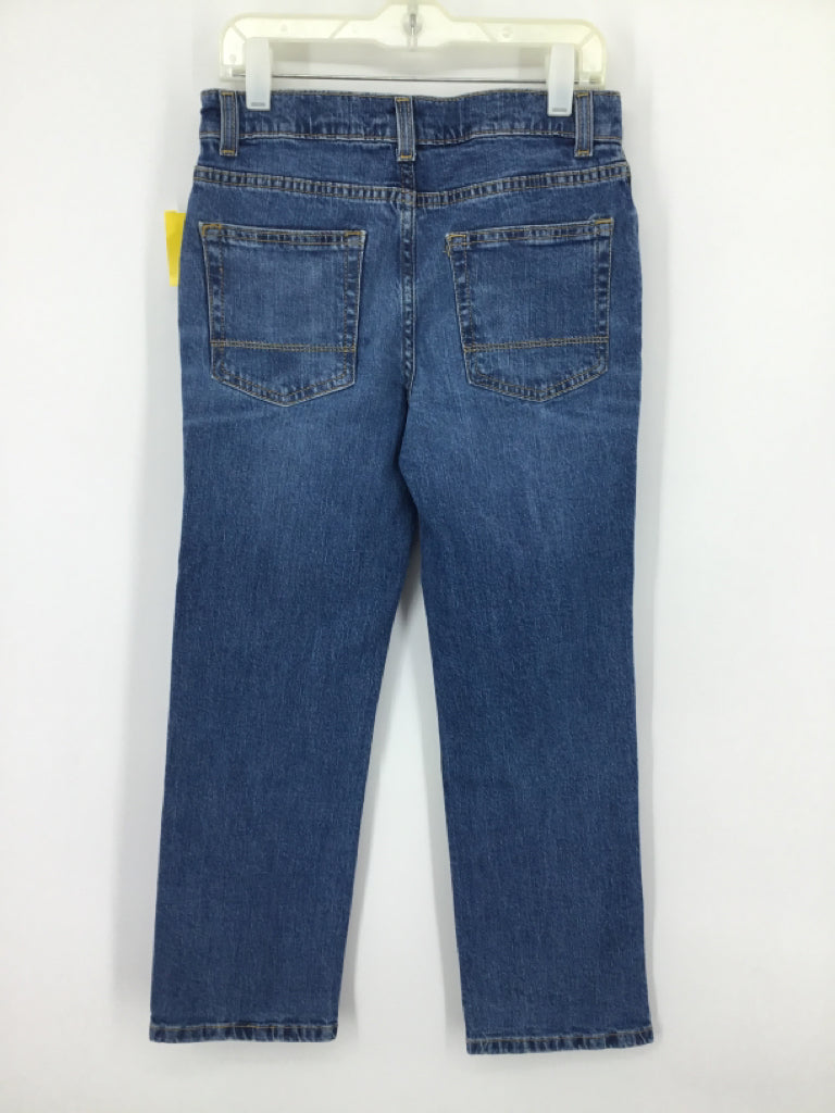 Cat & Jack Child Size 10 Blue Solid Jeans - boys