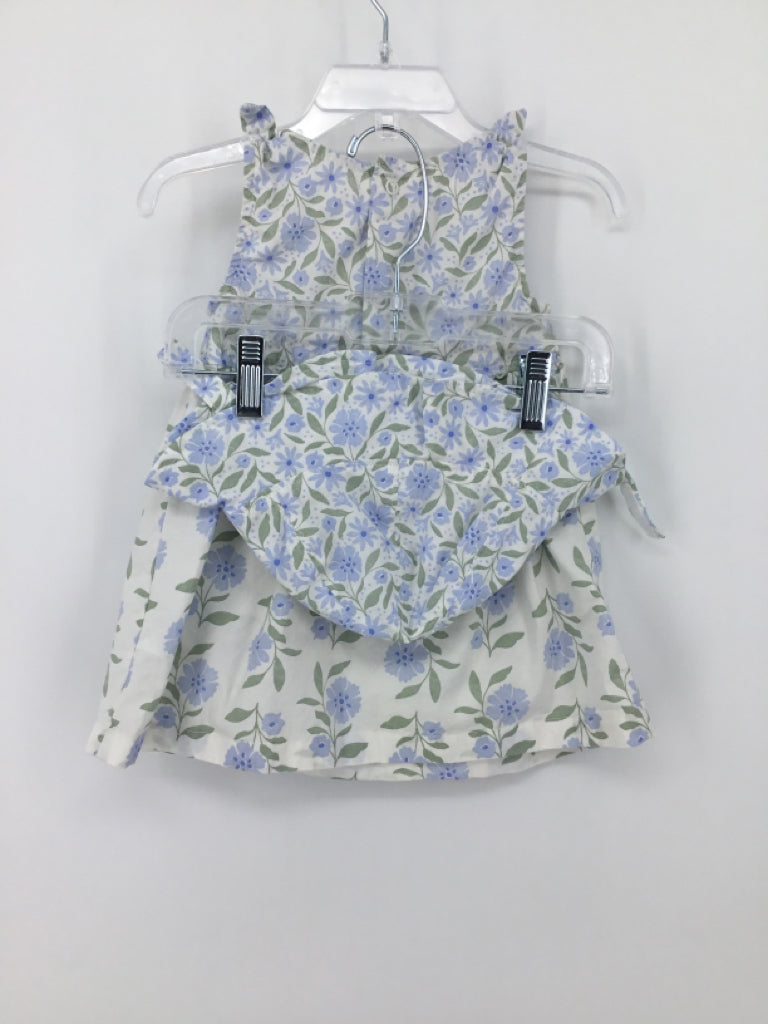 Just One You Made by Carters Child Size 9 Months Blue Dress - girls