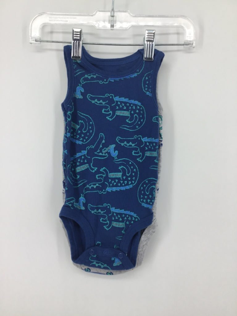 Carter's Child Size 6 Months Blue Onesie