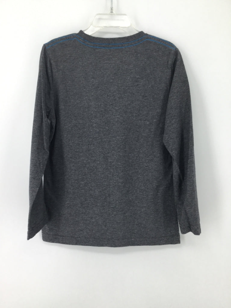 Boden Child Size 6 Gray screen printed T-shirt - boys