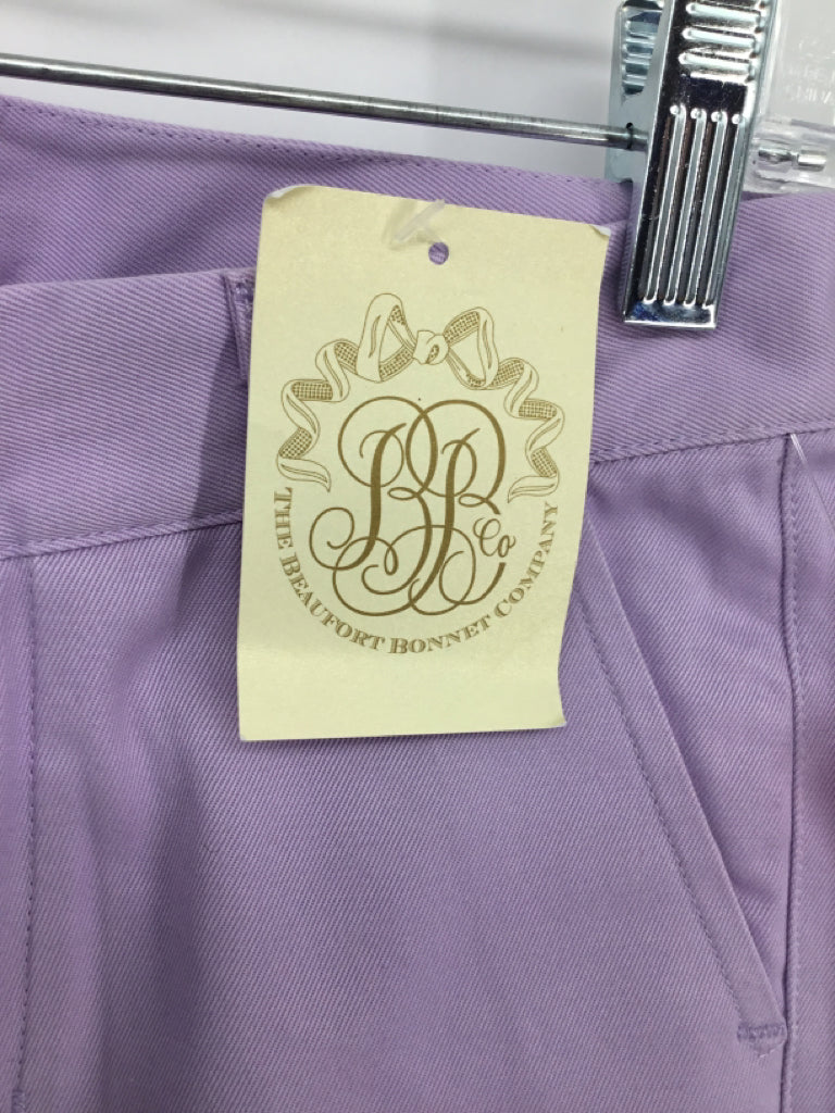 The Beaufort Bonnet Co Child Size 7 Purple Solid Shorts - boys