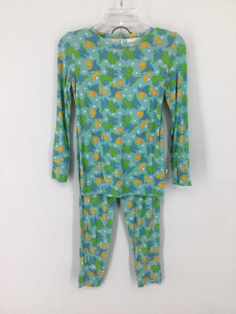 Posh Peanut Child Size 4 Black Print Pajamas - boys