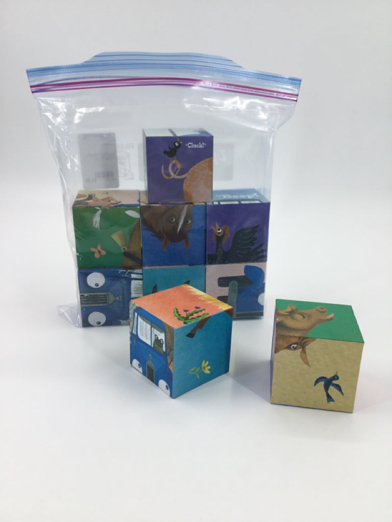 Blue Truck Stacking Puzzle Blocks