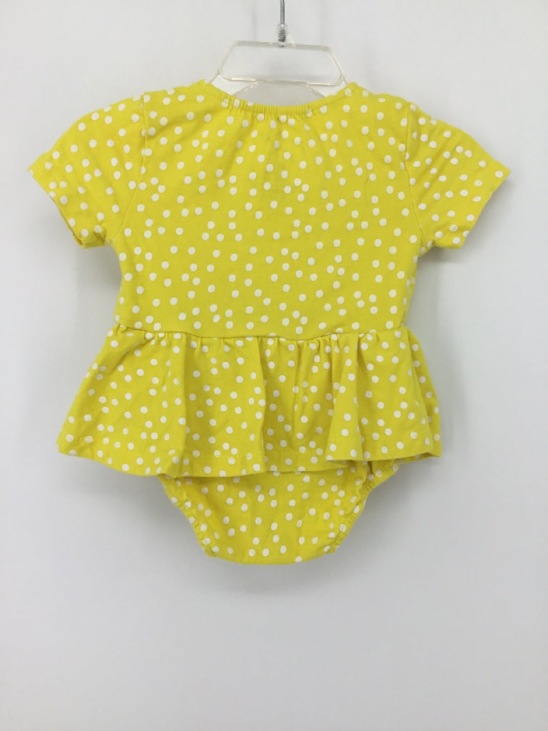 June & January Child Size 6-12 Months Yellow Outfit - girls