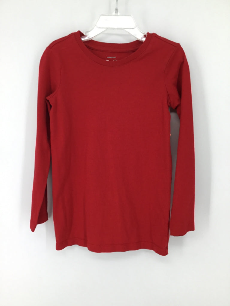 primary Child Size 6 Red Solid T-shirt - boys