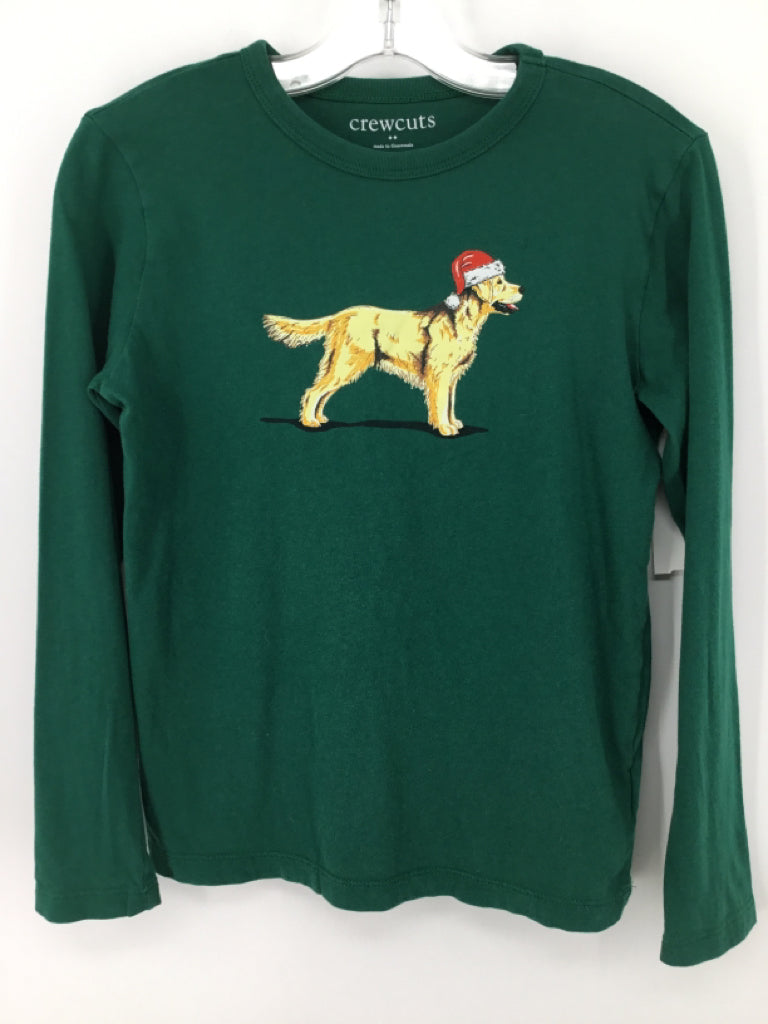 Crewcuts Child Size 8 Green Christmas T-Shirt
