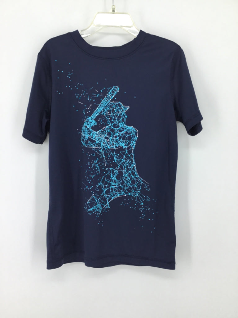 All In Motion Child Size 6 Navy screen printed T-shirt - boys