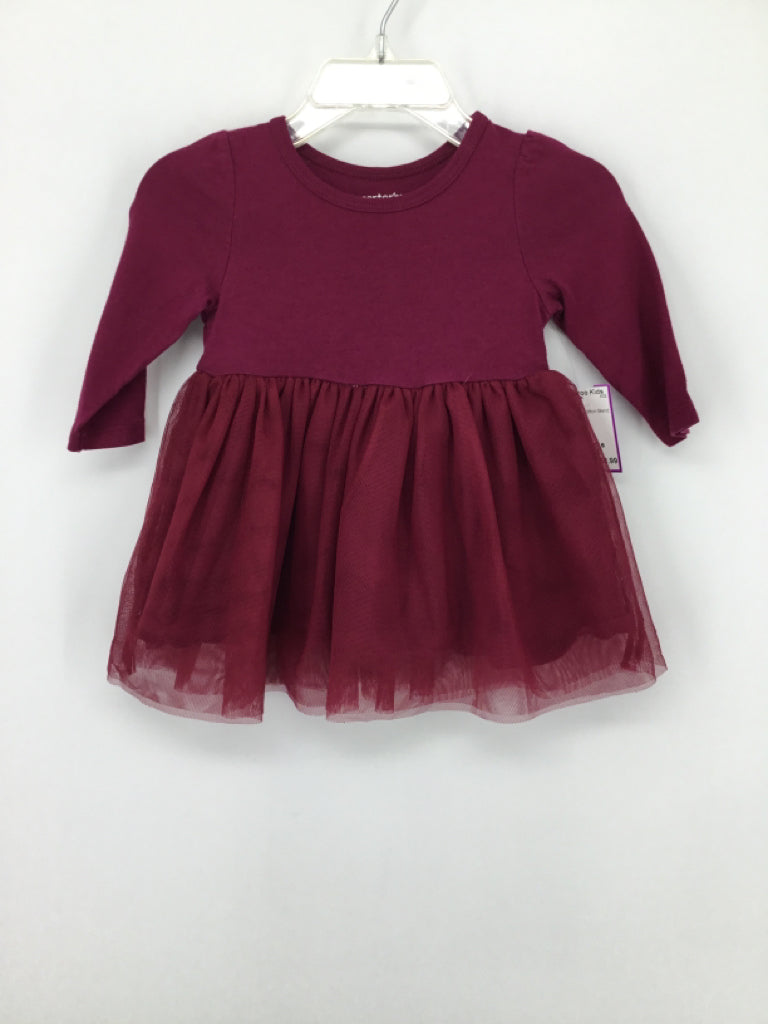 Carter's Child Size 6 Months Purple Dress - girls