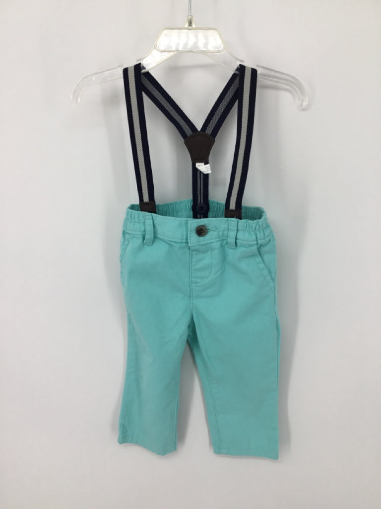 Childrens Place Child Size 6-9 Months Blue Solid Pants - boys