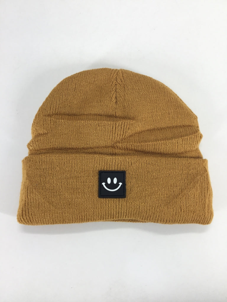 brandless Child Size Infant Mustard Solid Hats - boys