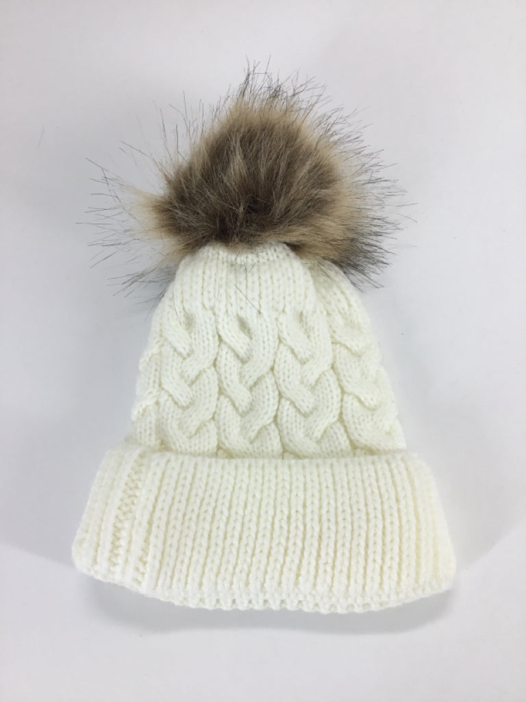 brandless Child Size Infant Cream Hats - girls