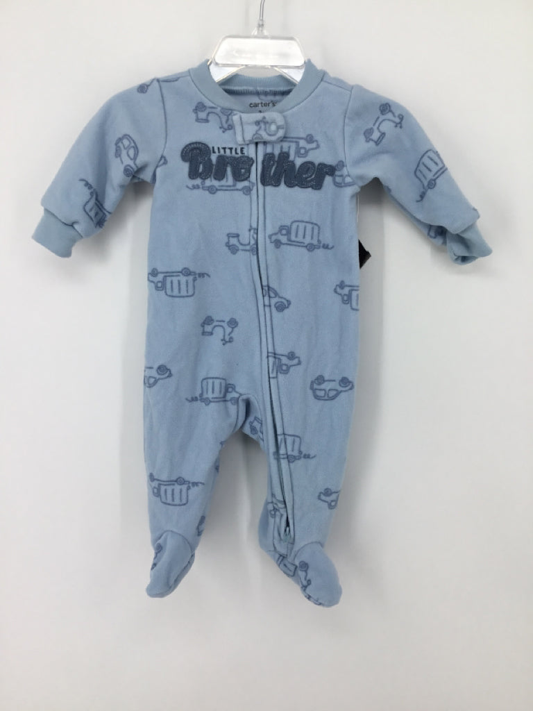 Carter's Child Size 3 Months Blue Sleepers
