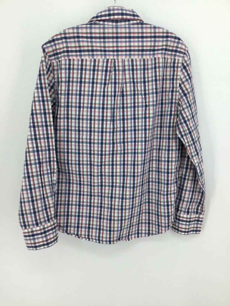 Crewcuts Child Size 12 Blue Plaid Shirt - boys
