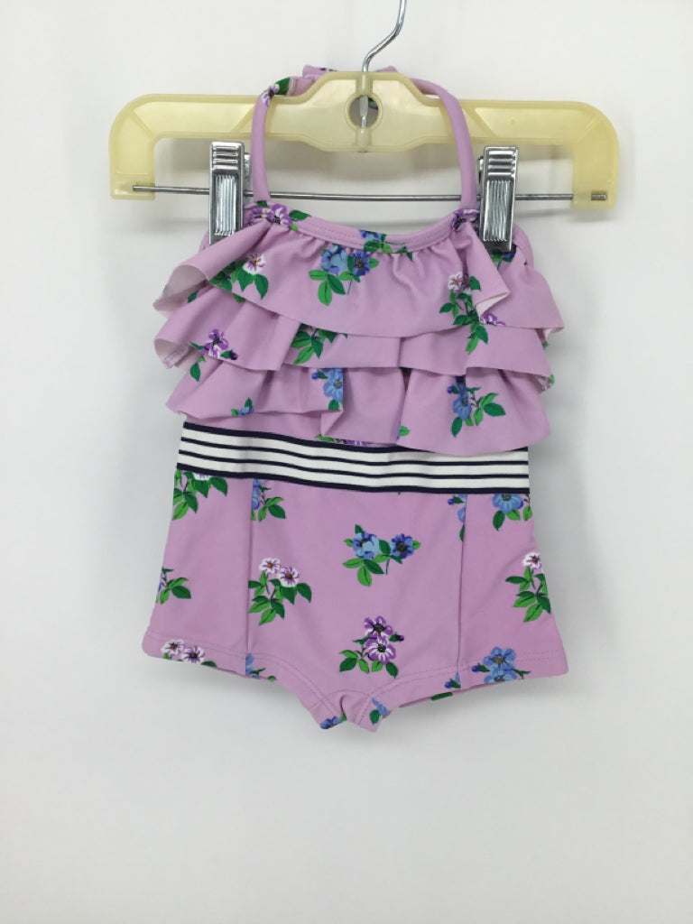 Janie and Jack Child Size 6-12 Months Purple Swimwear - girls