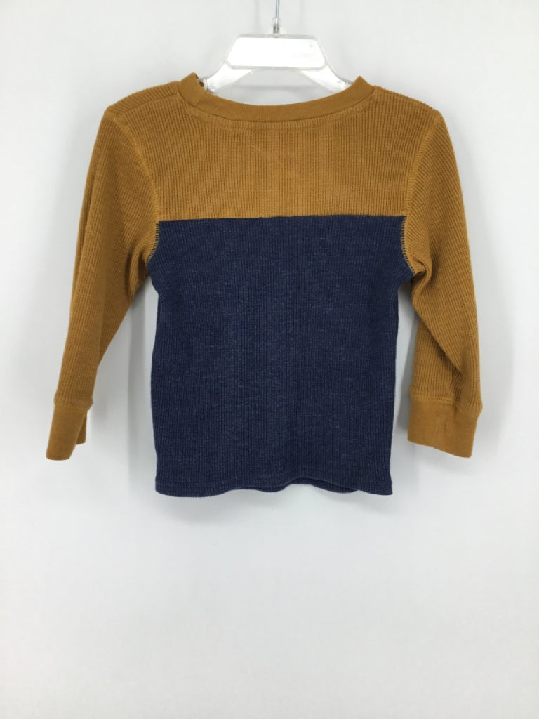Cat & Jack Child Size 2 Yellow Solid T-shirt - boys