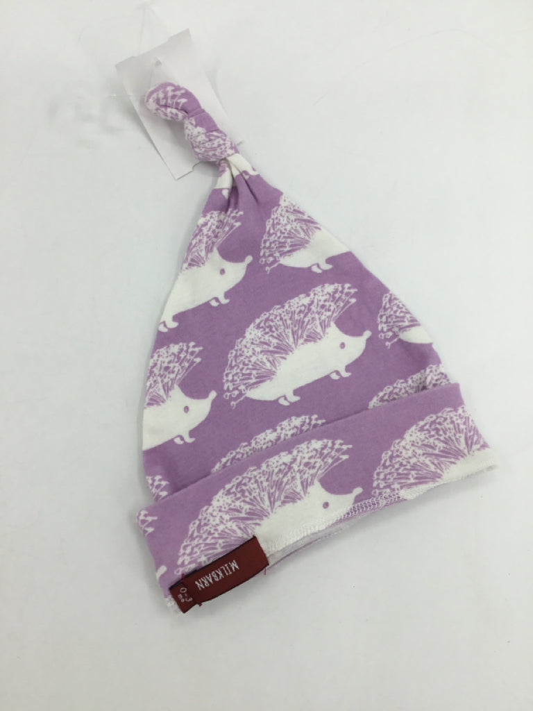 Milkbarn Child Size 0-3 Months Purple Hats - girls