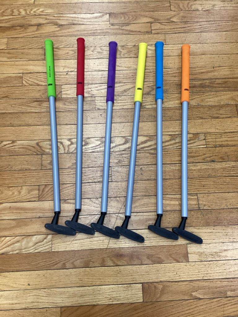 The Zone Golf Clubs - Set of 6 Putters or 7 Irons for Kids