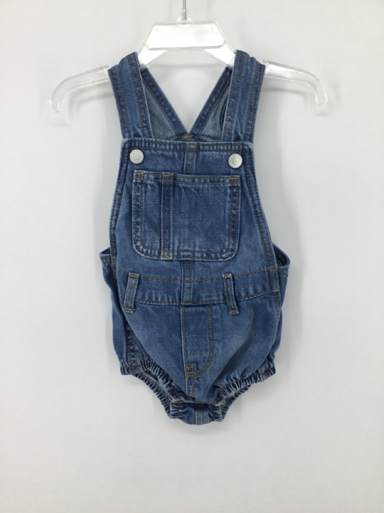 Old Navy Child Size 12-18 Months Blue Solid Overalls - boys