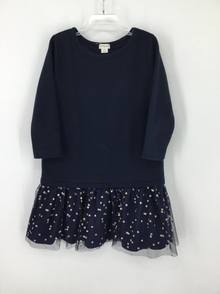 Crewcuts Child Size 7 Navy Dress - girls