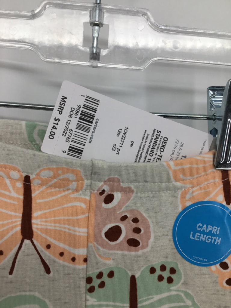 Carter's Child Size 12 Months Multi-Color Pants - girls