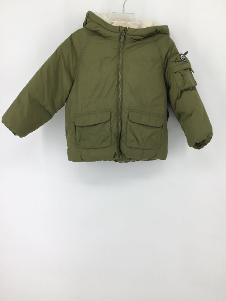 Old Navy Child Size 3 Green Solid Outerwear - boys