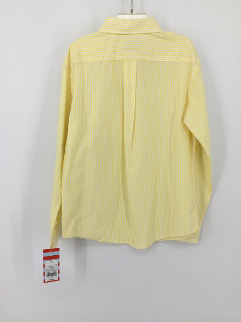 Cat & Jack Child Size 6 Yellow Stripe Shirt - boys