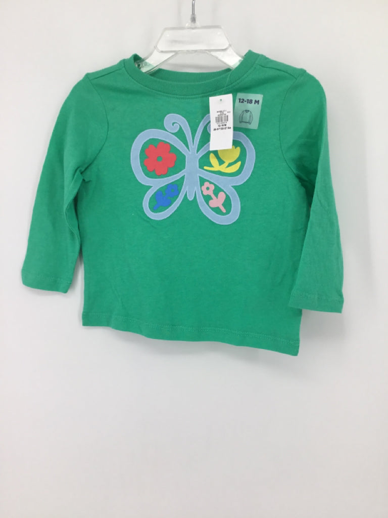 Old Navy Child Size 12-18 Months Green T-shirt - girls