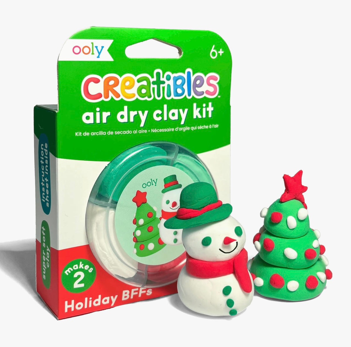 Ooly - Creatibles Air Dry Clay Kit (Holiday BFF's)