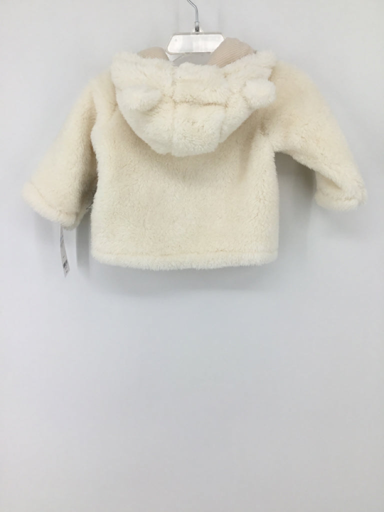 Carter's Child Size 6 Months Cream Solid Hoodie - boys