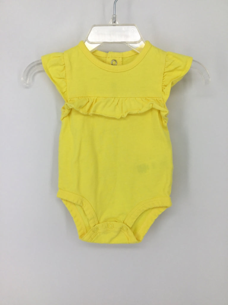 Carter's Child Size 3 Months Yellow Onesie