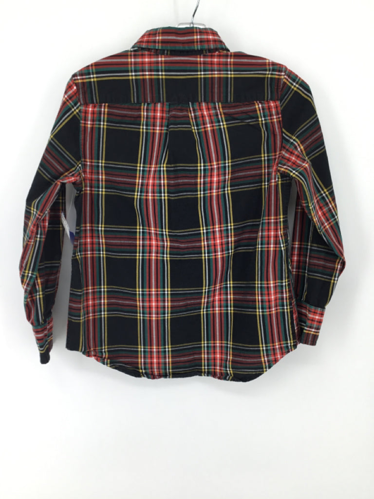 Crewcuts Child Size 6 Black Plaid Shirt - boys