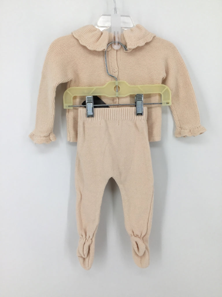 Zara Child Size 3-6 Months Pink Outfit - girls