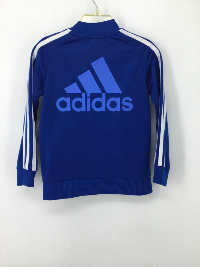 Adidas Child Size 3 Blue Solid Jacket - boys