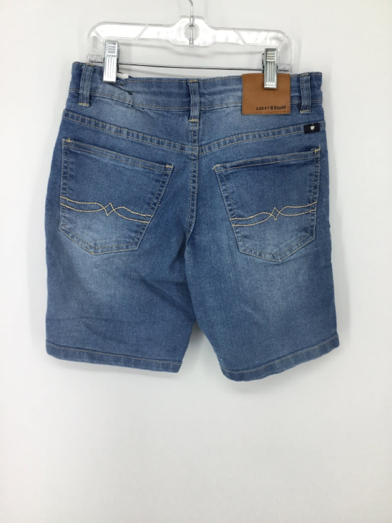 Lucky Brand Child Size 8 Blue Solid Shorts - boys