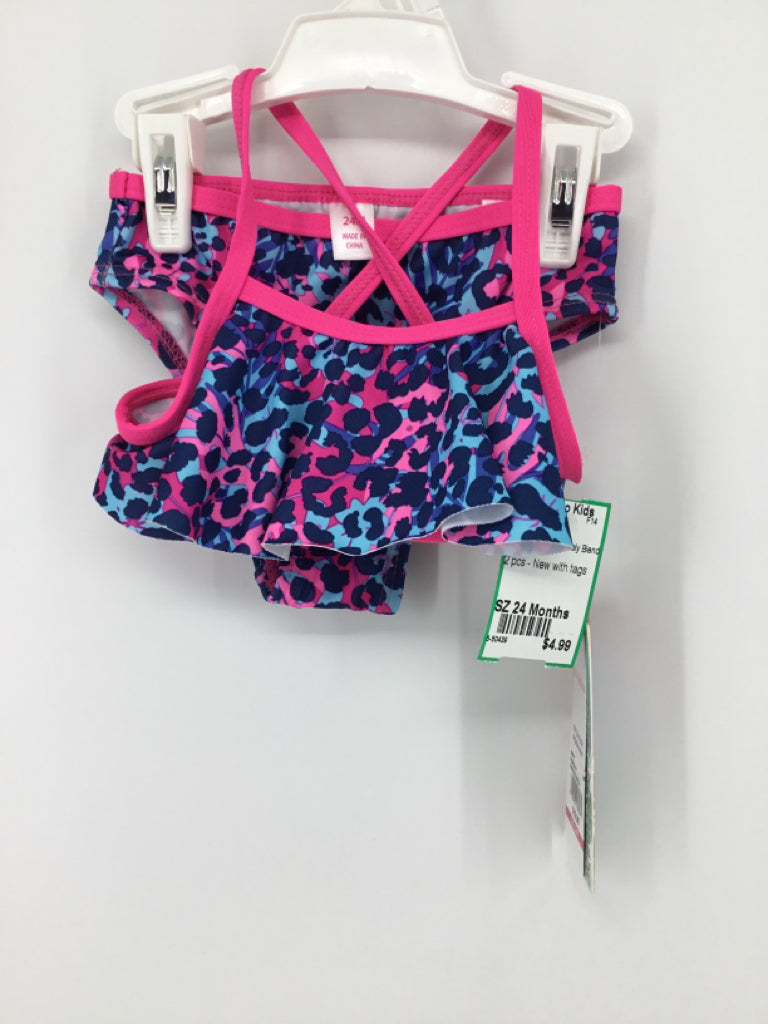 Pink Platinum Child Size 24 Months Blue Swimwear - girls
