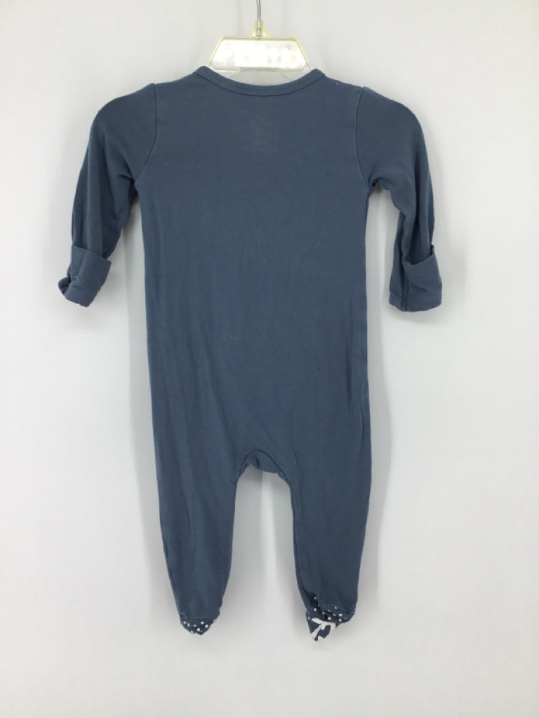 Caden Lane Child Size 0-3 Months Blue Sleepers