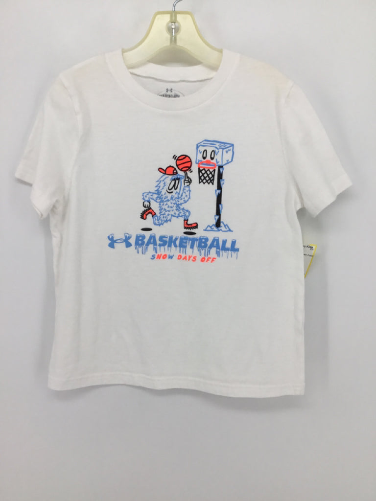Under Armour Child Size 6 White T-shirt - girls