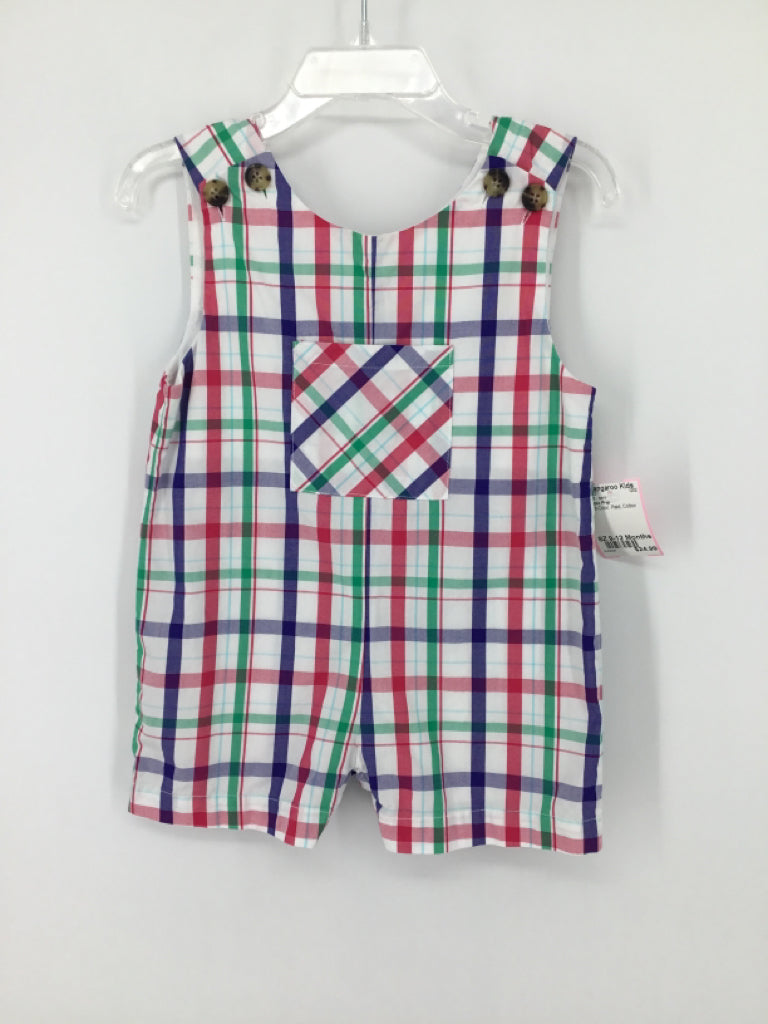 Classic Prep Child Size 9-12 Months Multi-Color Plaid Outfit - boys