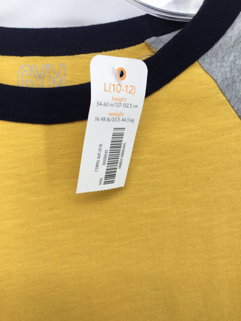 Gymboree Child Size 10 Yellow Solid T-shirt - boys